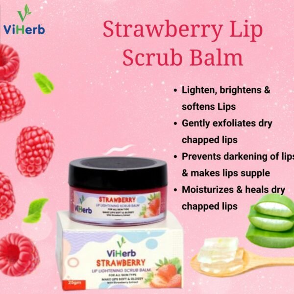 best strawberry lip scrub balm